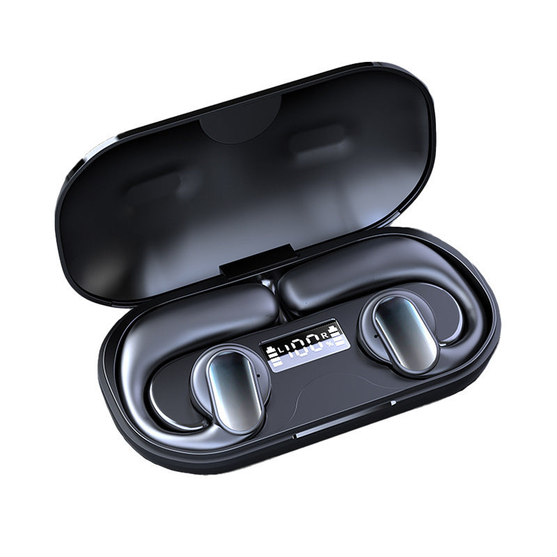 Private Model Binaural Ear-mounted Business Ultra-long Standby Bone Conduction Wireless Bluetooth Headset