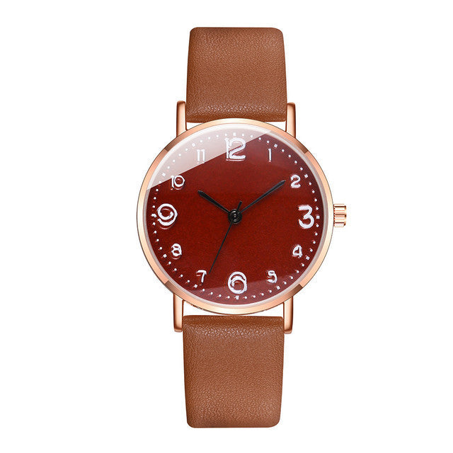 Watch Female Ins Wind Ultra-thin Ladies Small Dial Watch Korean Style Simple Temperament Multicolor Belt Ladies Watch