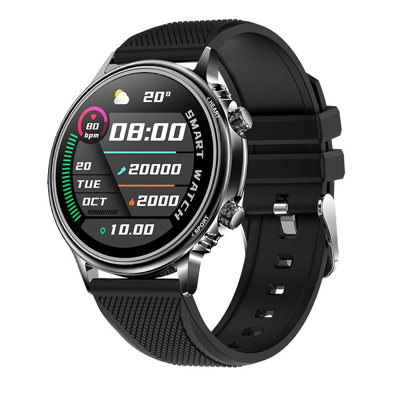 Watch Heart Rate And Blood Pressure Monitoring Rotatable Dial Sports Bracelet