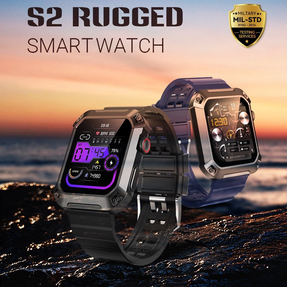 Three-proof Heart Rate And Blood Pressure Sport Mode Smart Watch