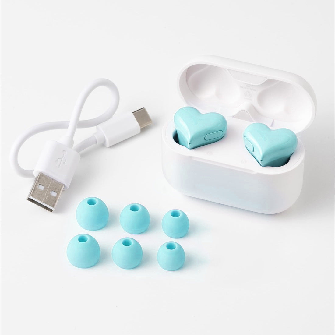 Heart Shaped Earphone Love Girl In Ear