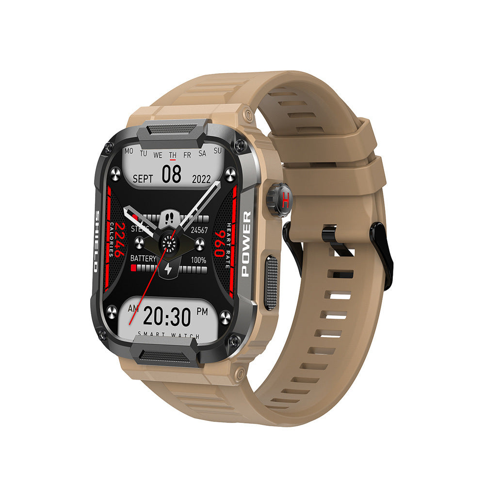 Smart Outdoor Three-proof Watch Dual-mode Call Bluetooth Outdoor Waterproof Multi-function Watch