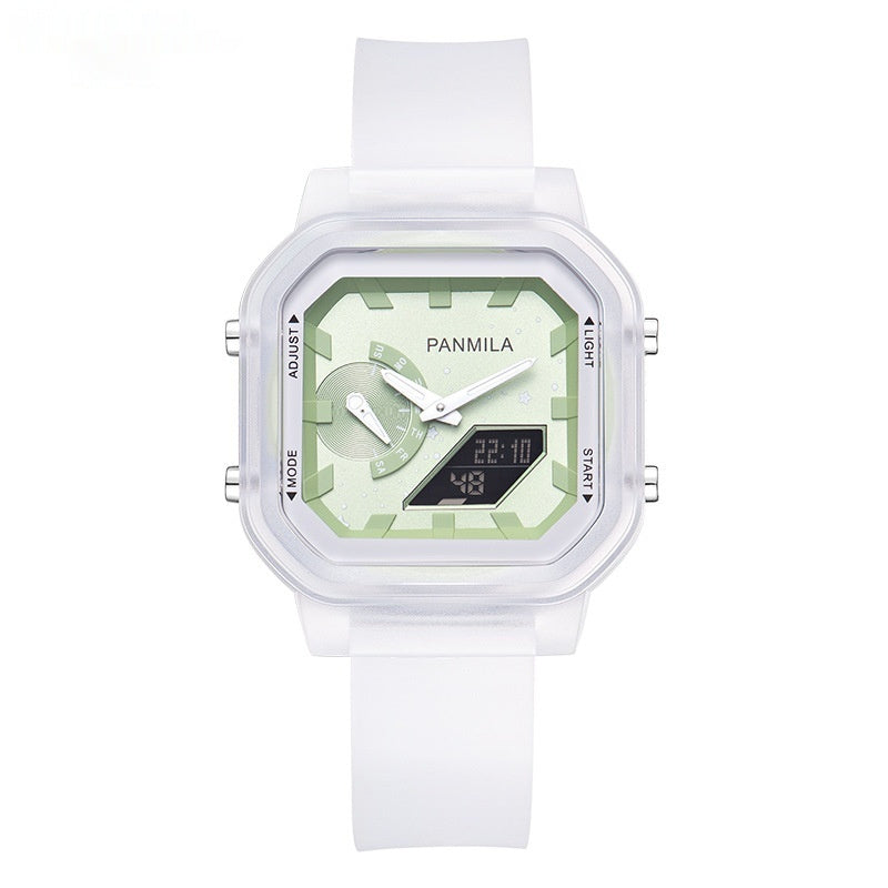 Multifunctional Student Electronic Watch Luminous Casual Jelly Silicone Watch