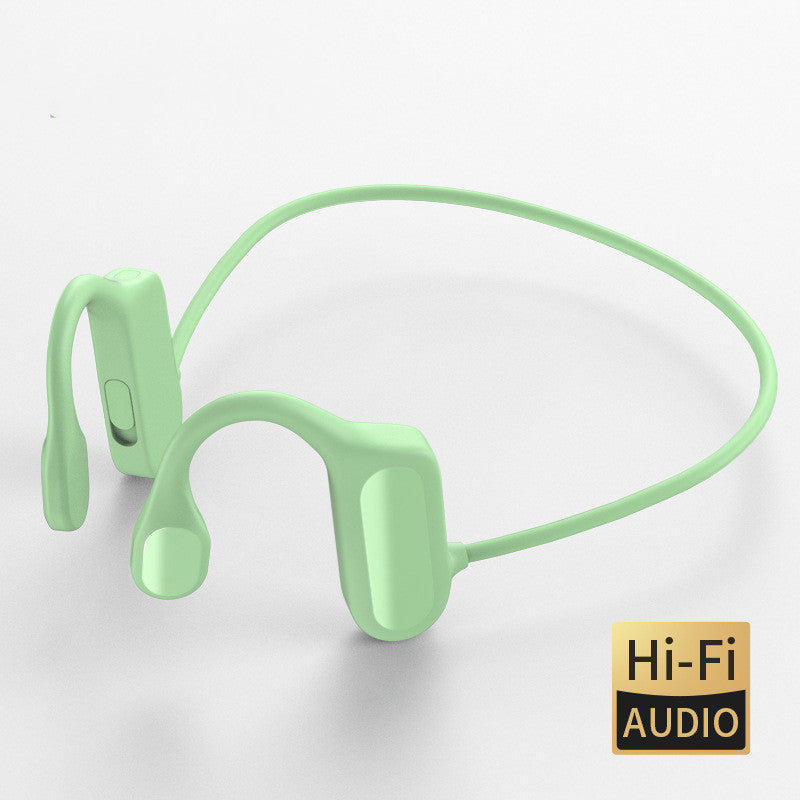 Bone Conduction Concept Bluetooth Headset, Ear-mounted Non-ear Movement