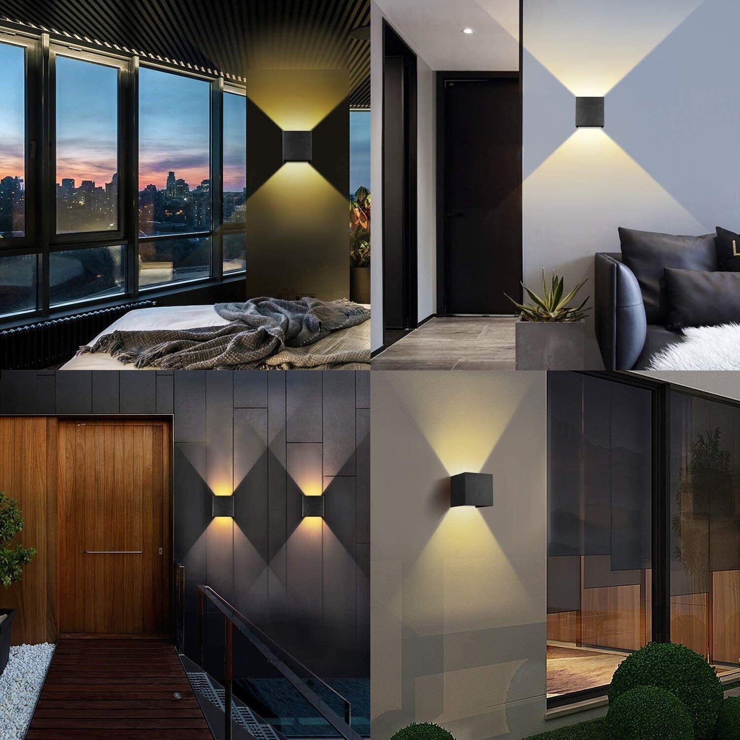 Modern LED Wall Light Up Down Wall Lights Indoor Sconce Lighting Lamp Home UK