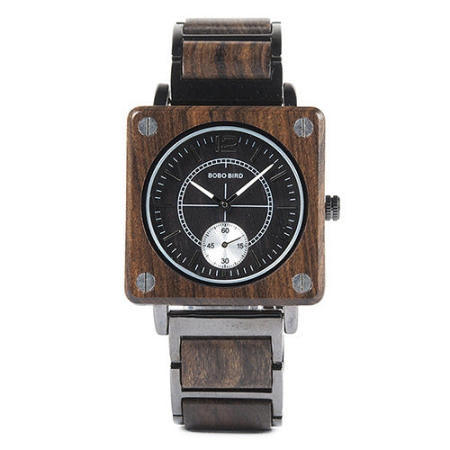 Couple Multi-Function Creative Square Quartz Watch