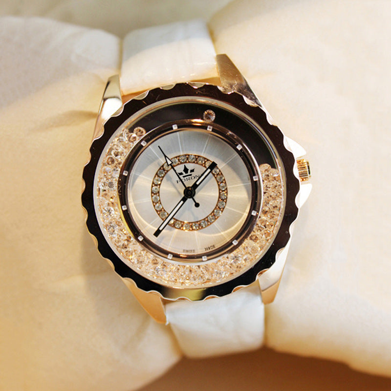 Full diamond women's watch