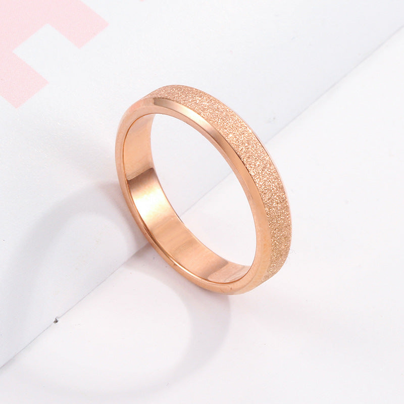 Fashion Stainless Steel Female Ring