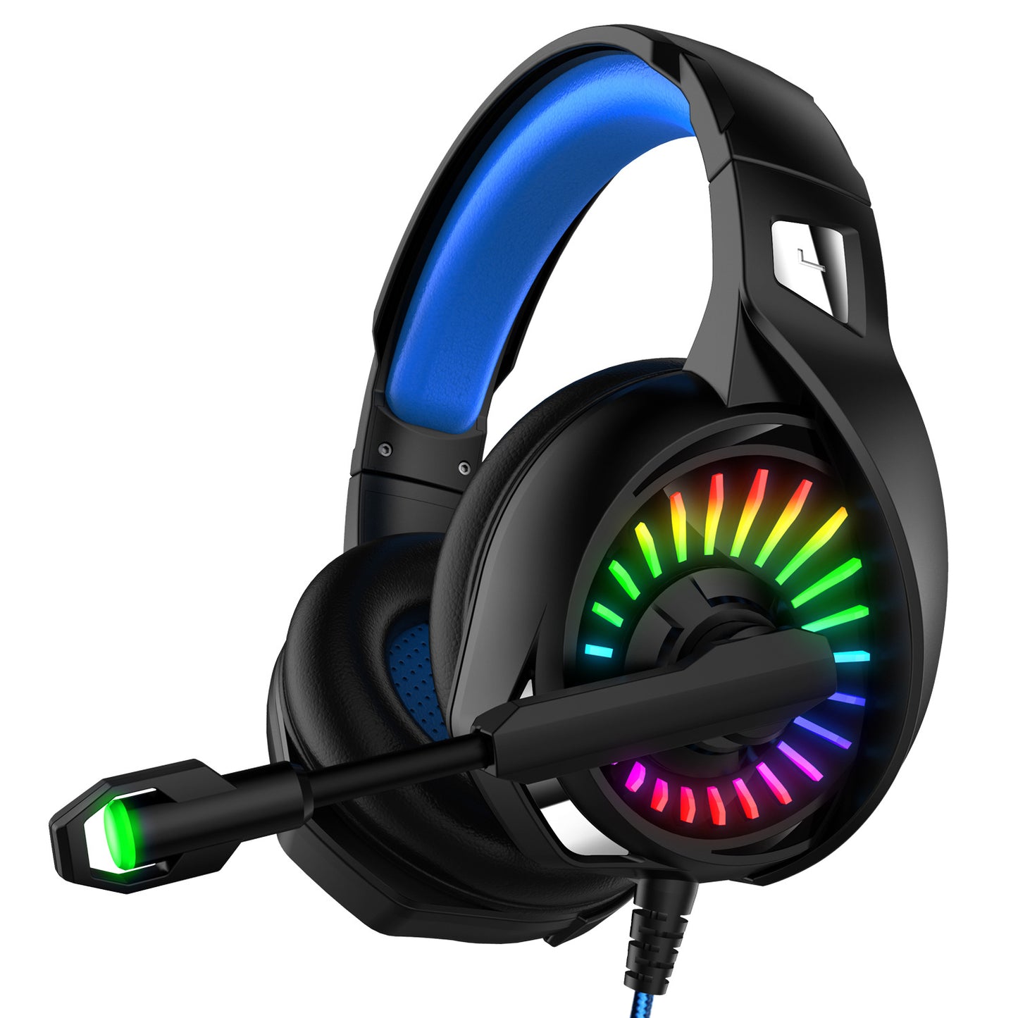 Head-mounted gaming headset