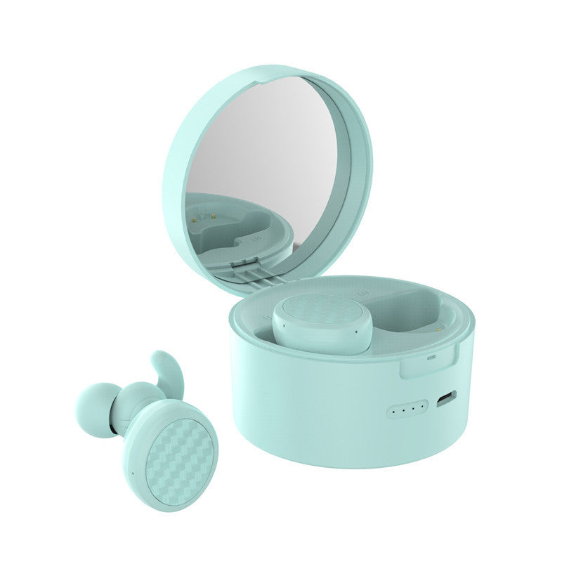 Makeup mirror headset