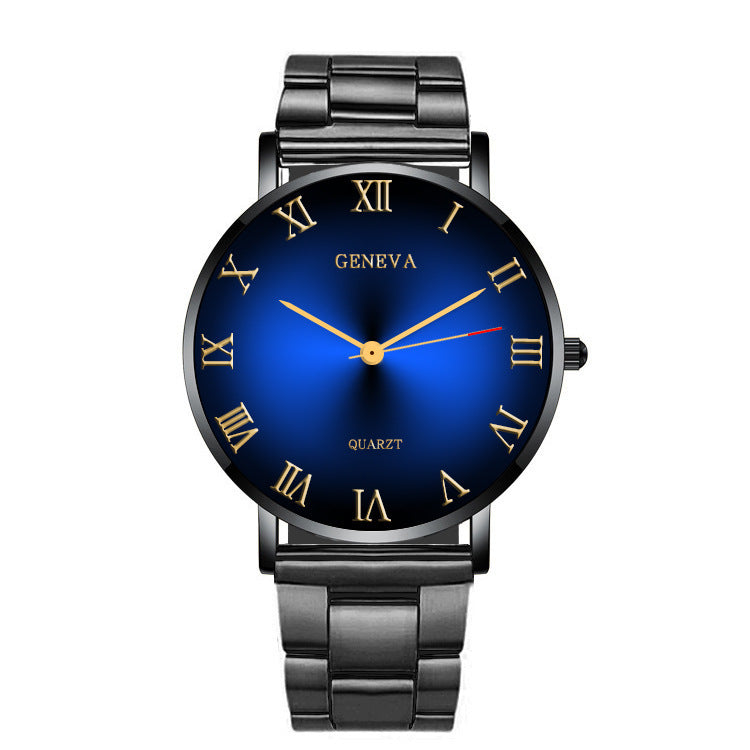 Roman numeral men's watch