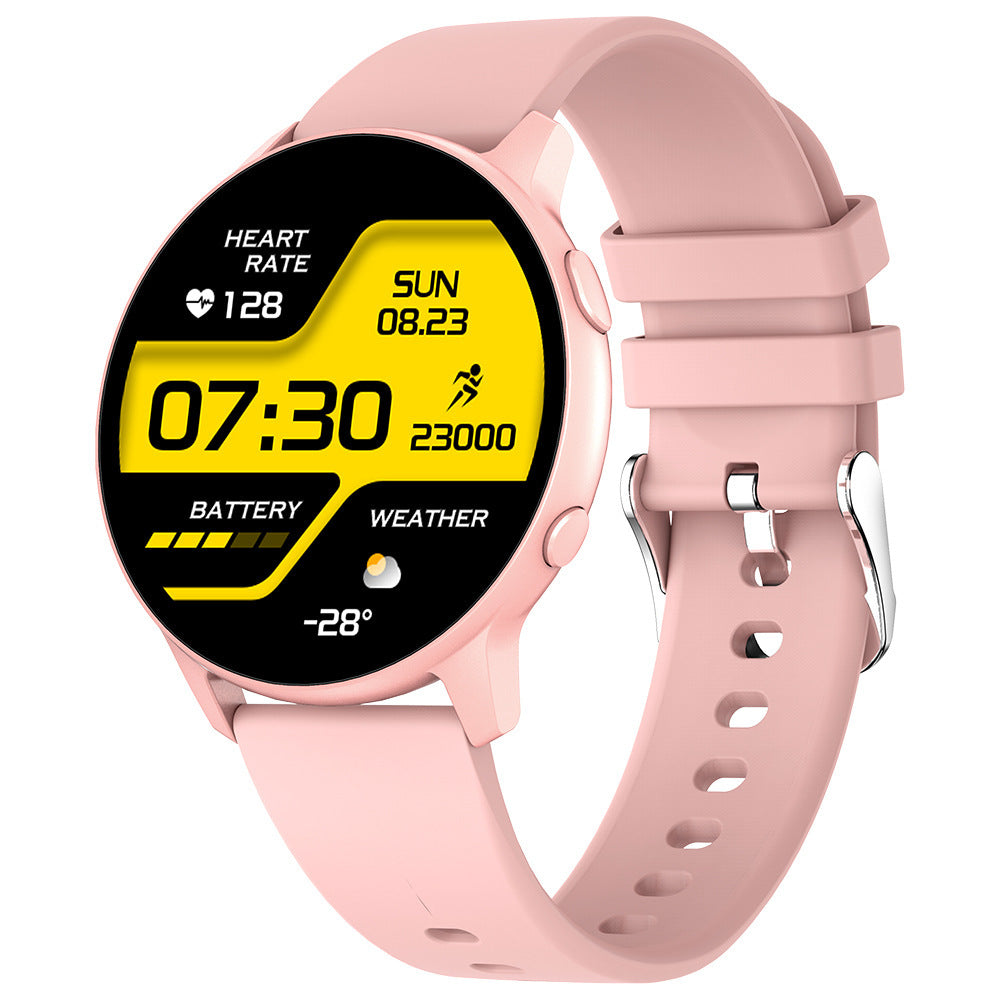 Smart Watch 1.28 Full Circle Full Touch Heart Rate Pedometer And Blood Pressure Multi-sports Mode