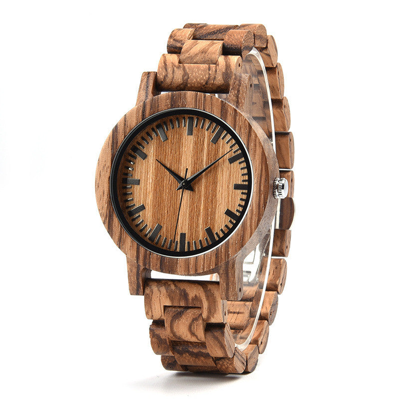 Precious wood watch