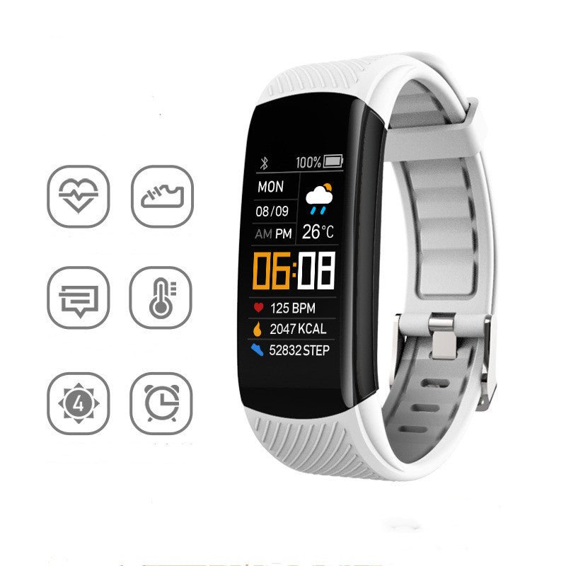 Adult sports silicone pedometer bracelet