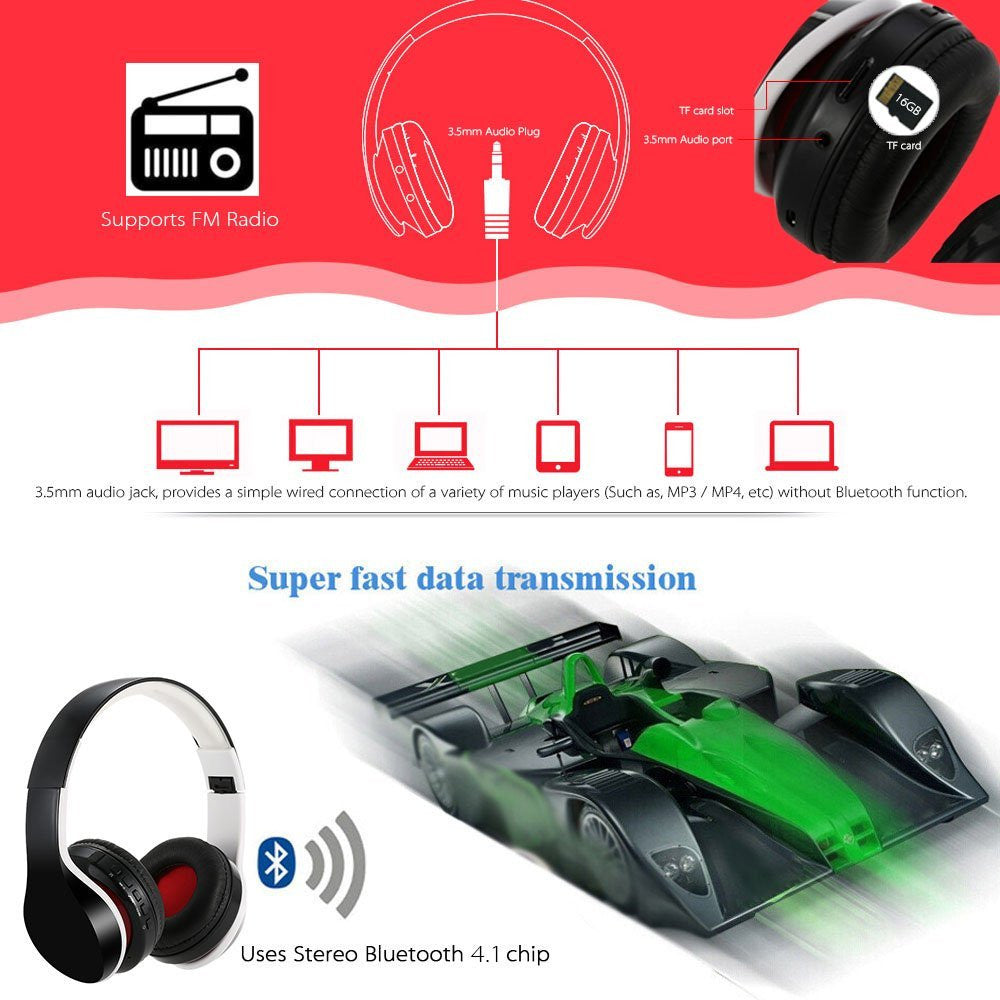 Hieha OY712 Sports Foldable Waterproof Referee Mobile Bluetooth Earphone Headset Handsfree Earphones