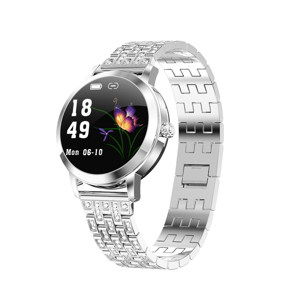 Blood pressure monitoring female smart bracelet