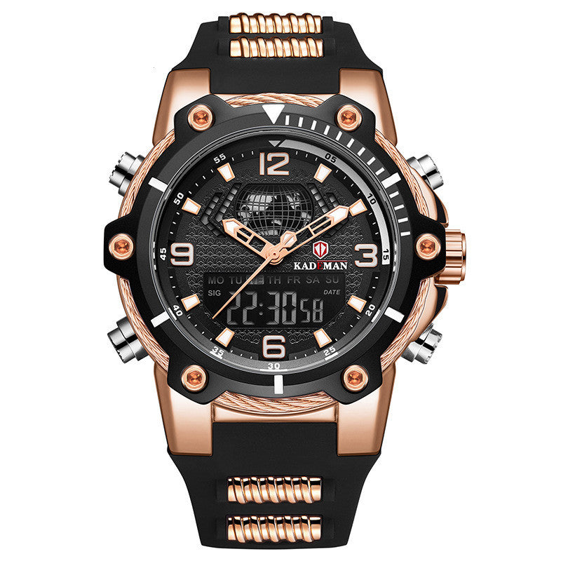 Men's alarm clock calendar multi-function watch