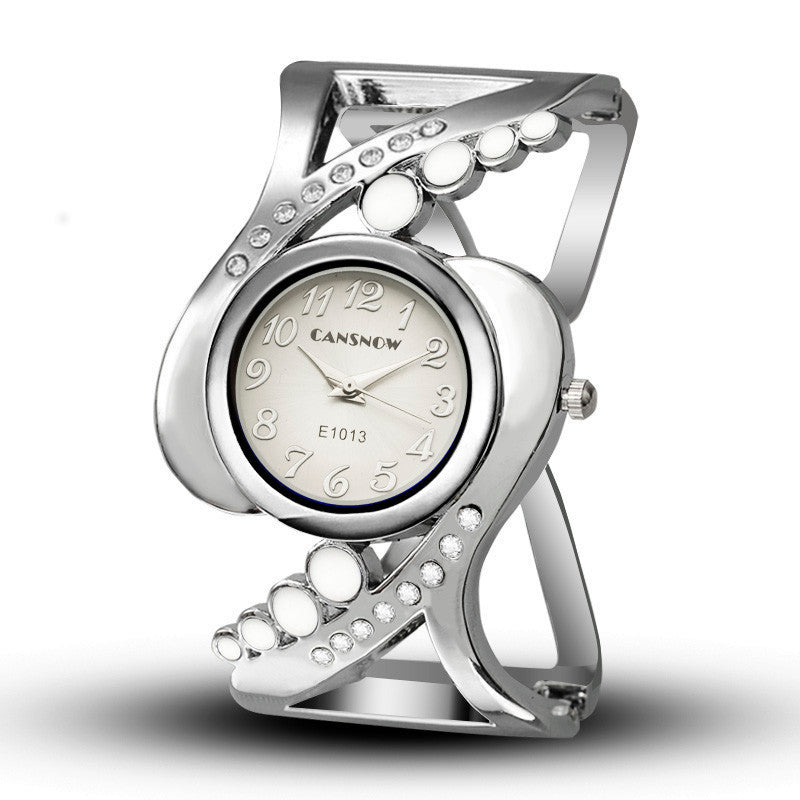 Ladies diamond bracelet watch