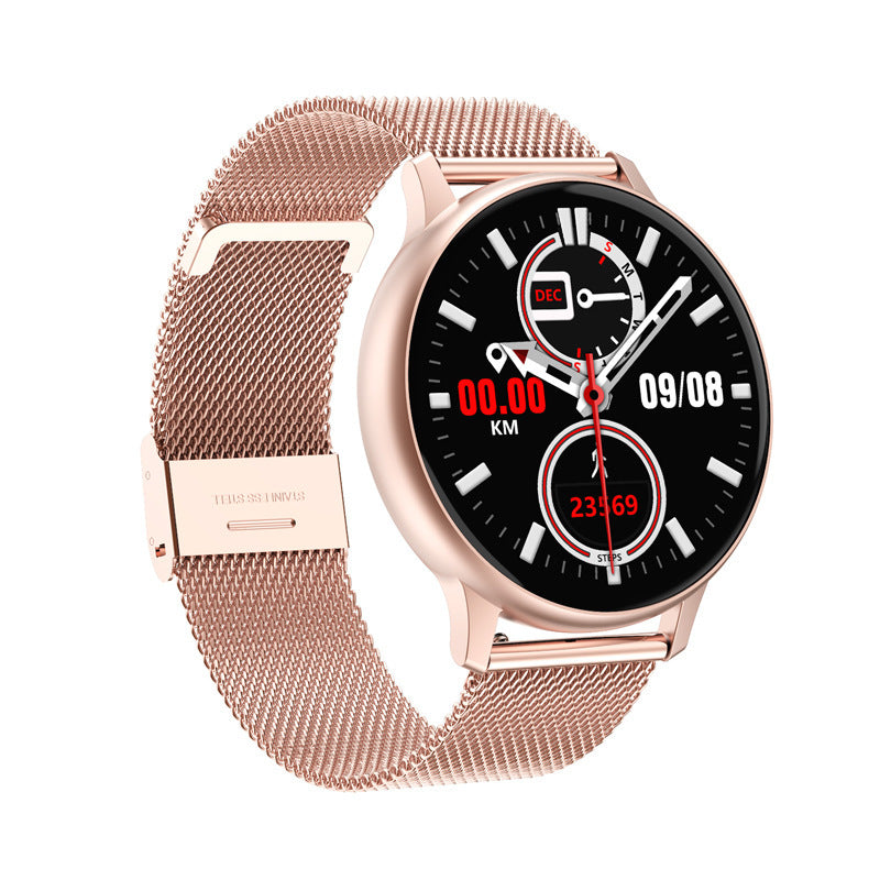 Smart watch 1.2 inch true round screen touch monitoring