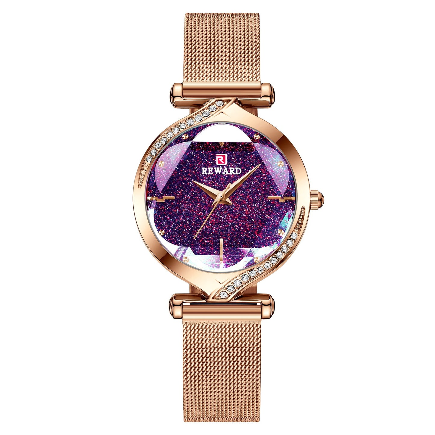 Ladies Diamond Watch Star Dial