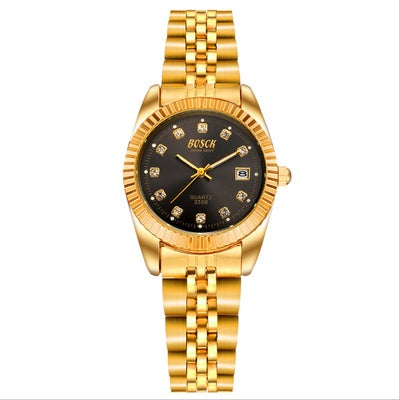 Yellow gold business watch