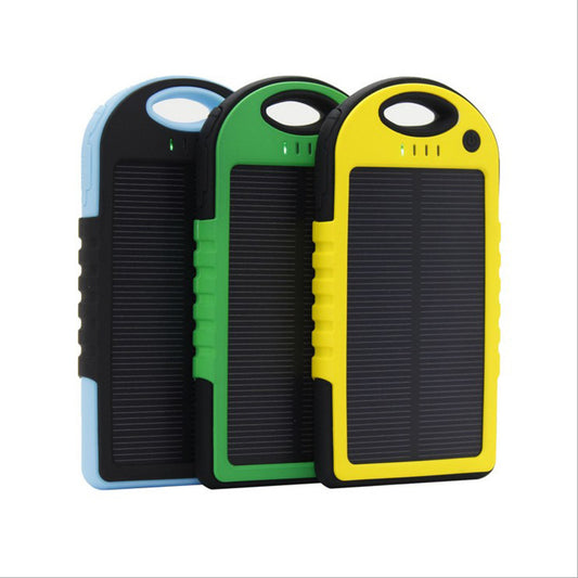 Solar Power Bank Dual Battery Charger