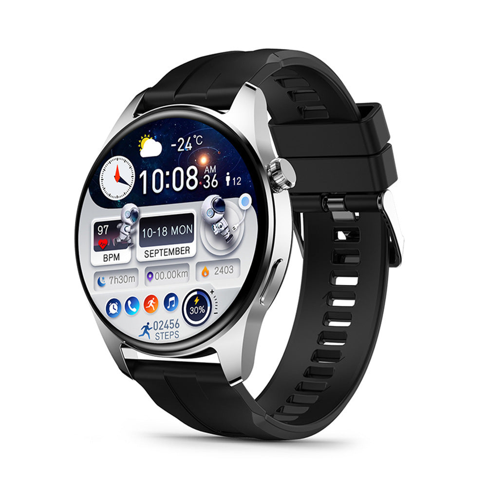 Smart AMOLED Screen Bluetooth Calling Silicone Watch