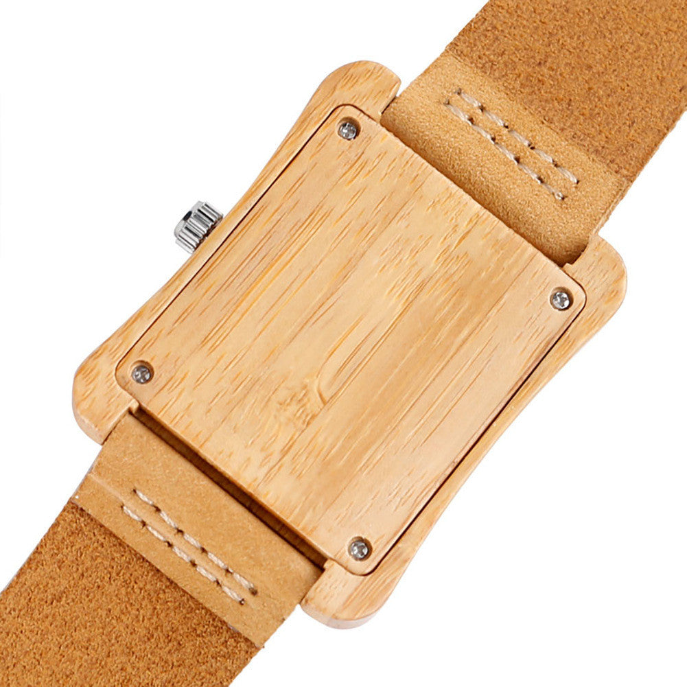 Wooden Watch Literally Attached UP Nail Quartz Watch