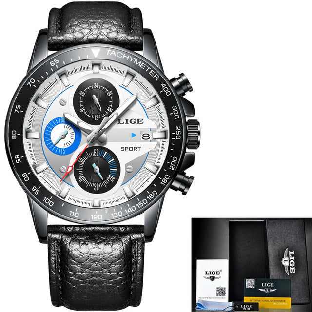 LIGE men's business watch