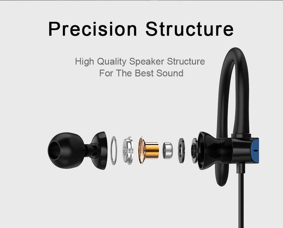 Compatible With  Earphone PTM TS27 Sport Running Anti Drop Headset Ear Hook Stereo Earbuds With Mic Headphone For Phone  Xiaomi Universal