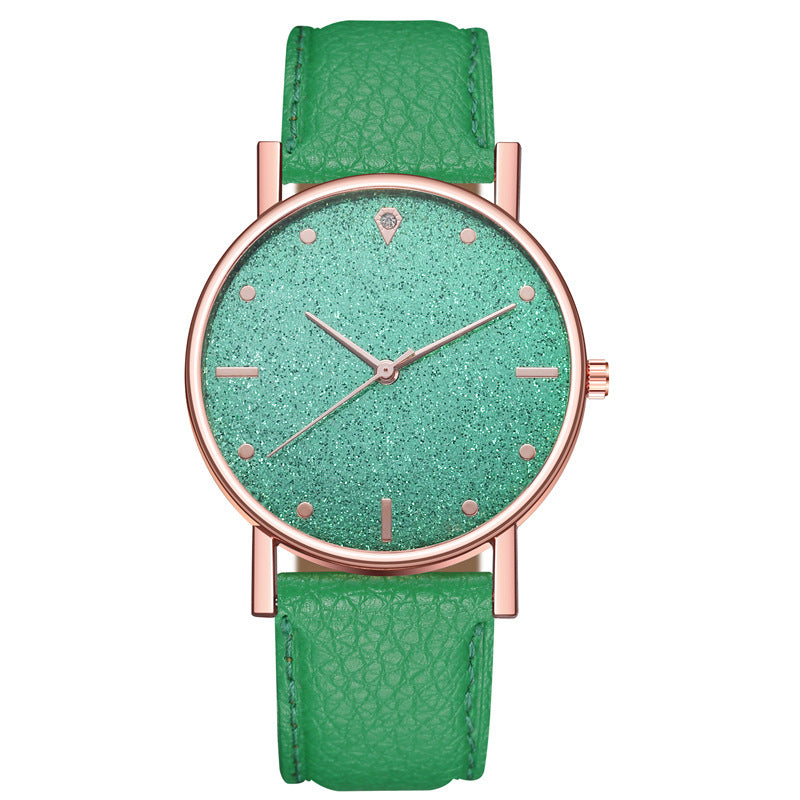 Starry sky belt quartz watch