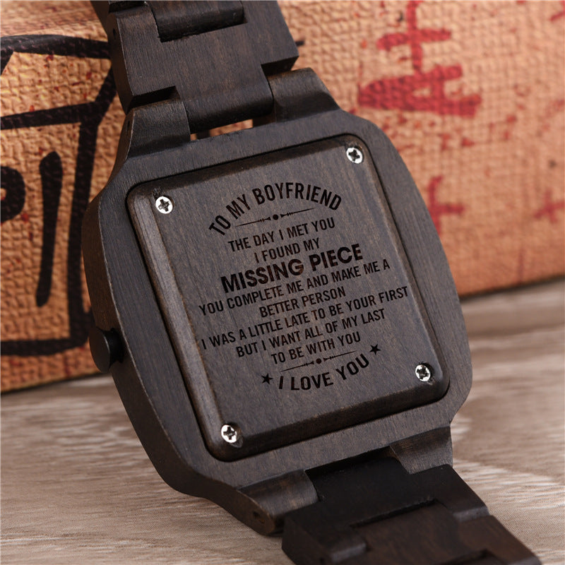 Fashion ebony watch