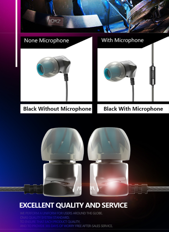 DM7 headphones in-ear bass