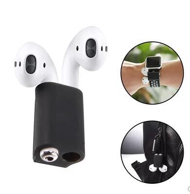 Compatible with Apple, Anti-Lost Silicone Holder Strap for AirPods