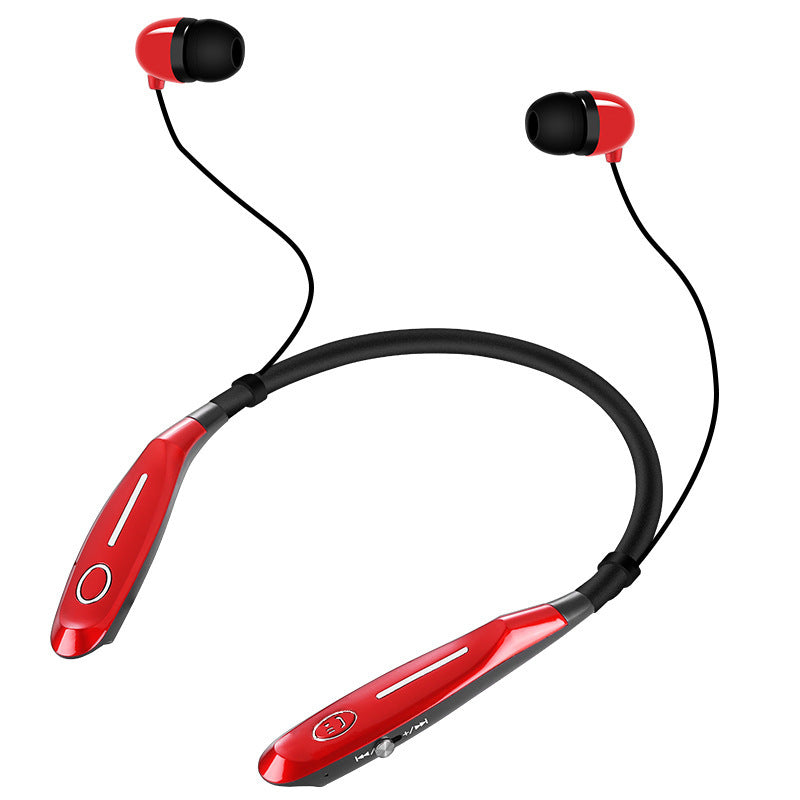 Neck-Mounted Stereo Magnetic Sports Headphones