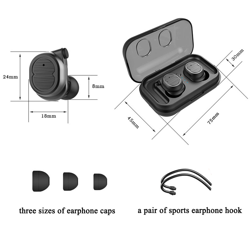 Touch bluetooth headset