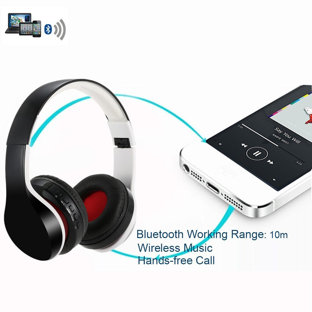 Hieha OY712 Sports Foldable Waterproof Referee Mobile Bluetooth Earphone Headset Handsfree Earphones