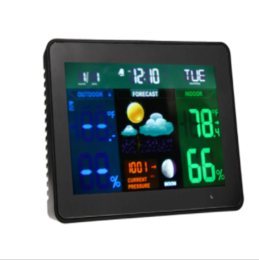 Indoor and outdoor thermometer and hygrometer