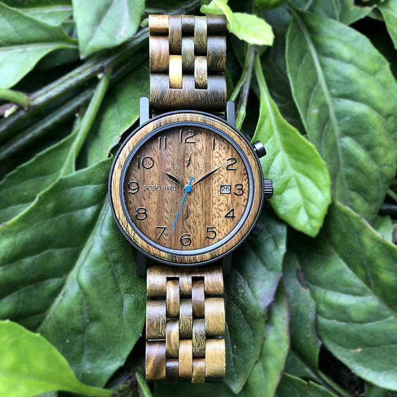 Business Quartz Movement Anti-Wood Water Watch