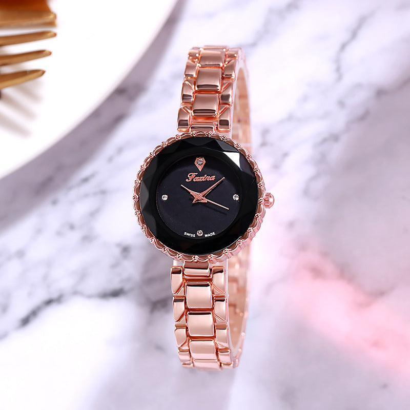 Waterproof quartz ladies watch