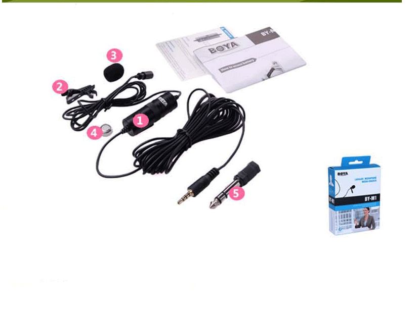 Lavalier microphone professional camera