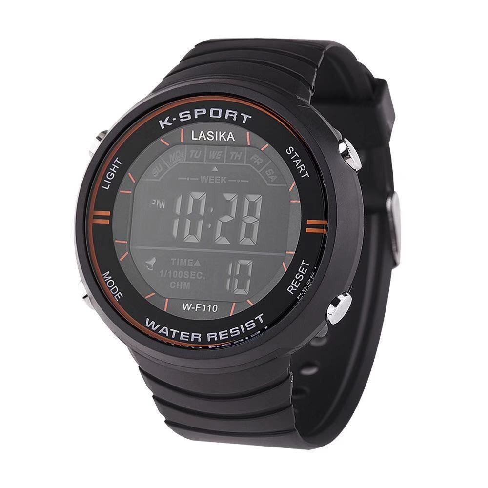 Men's digital large display electronic watch