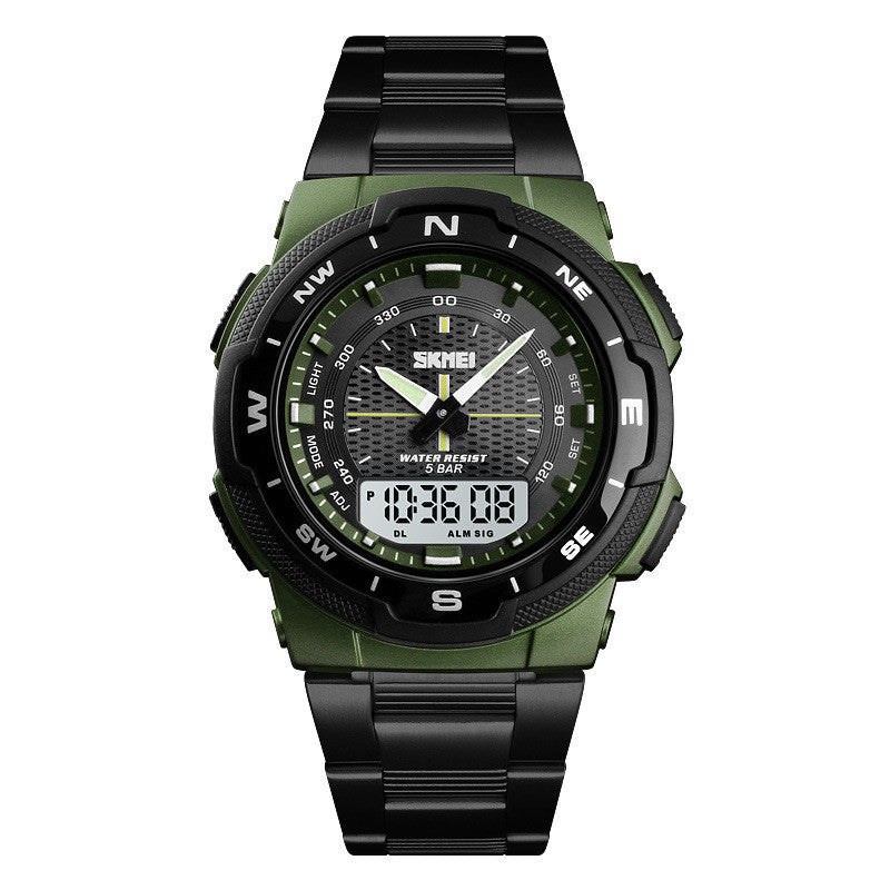 Waterproof electronic watch for outdoor sports