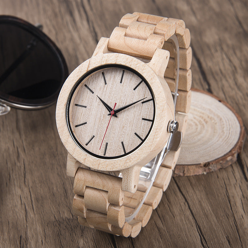 Wooden men's watch