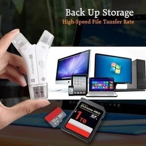 Compatible with Apple , Card reader