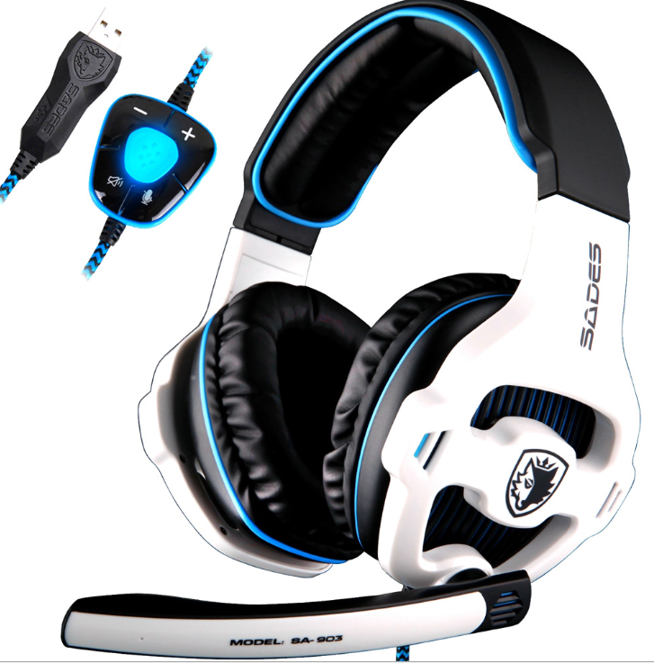 SA-903 Gaming Headset Headset USB Professional Computer E-sports Headset with Microphone