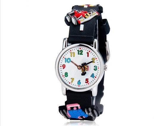 Children cartoon silicone watch