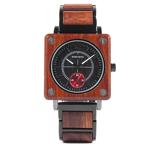 Couple Multi-Function Creative Square Quartz Watch