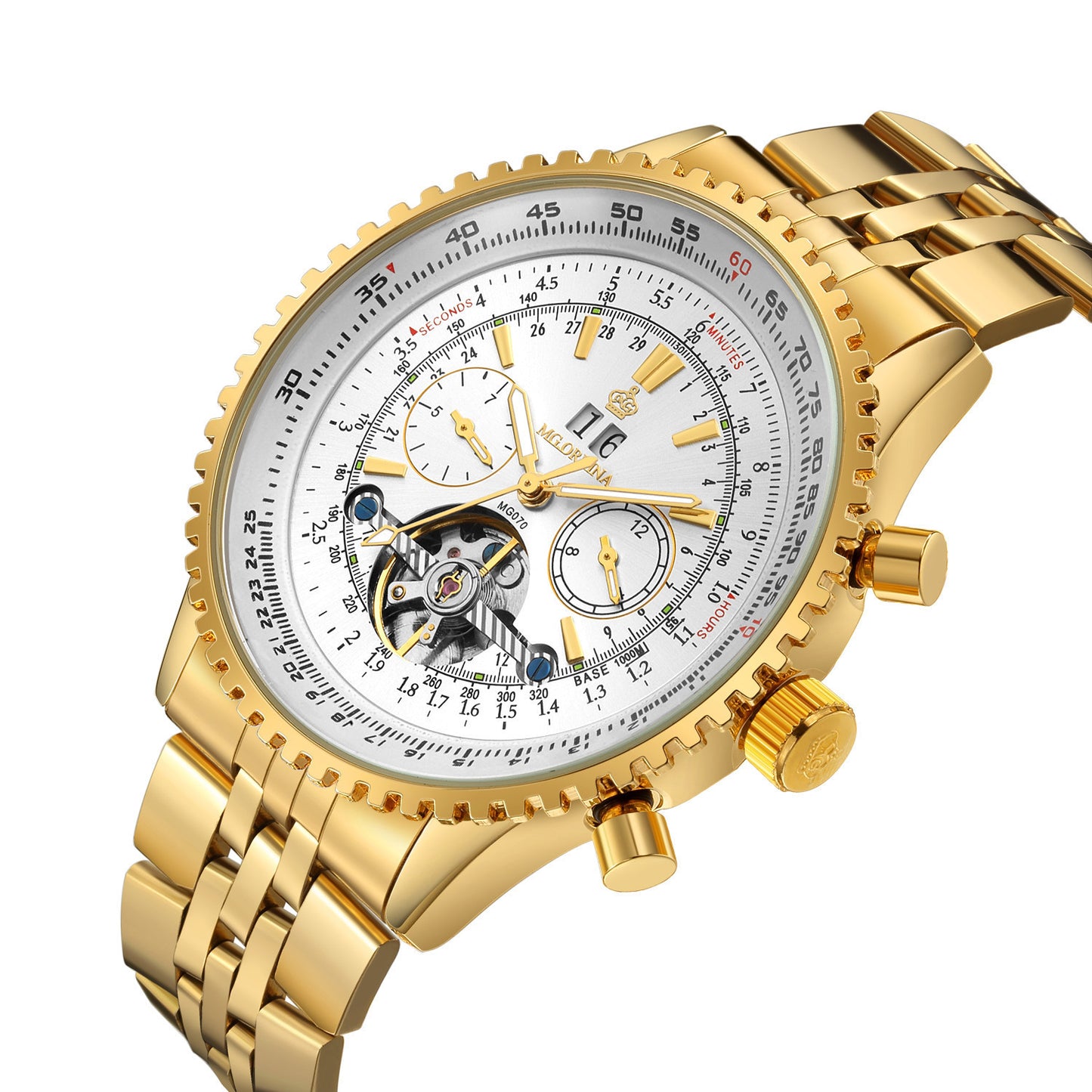 ORKINA flywheel men's automatic mechanical watch