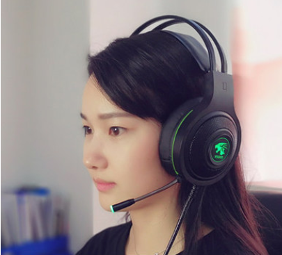 V5000 7.1-channel headphone headset-style eating chicken computer game desktop Internet cafes Jedi survival headset